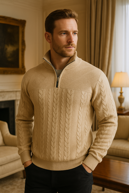 OLYMPUS | SWEAT-SHIRT PREMIUM À QUART DE FERMETURE ÉCLAIR 