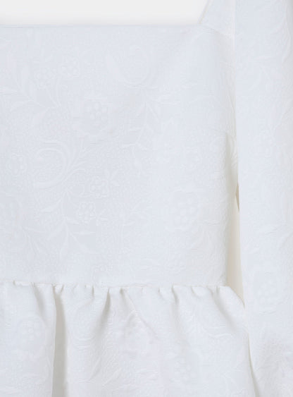 CECILE WHITE BLOUSE