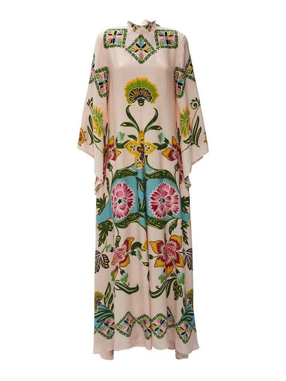 Robe longue fluide à imprimé floral Sunshine exquis